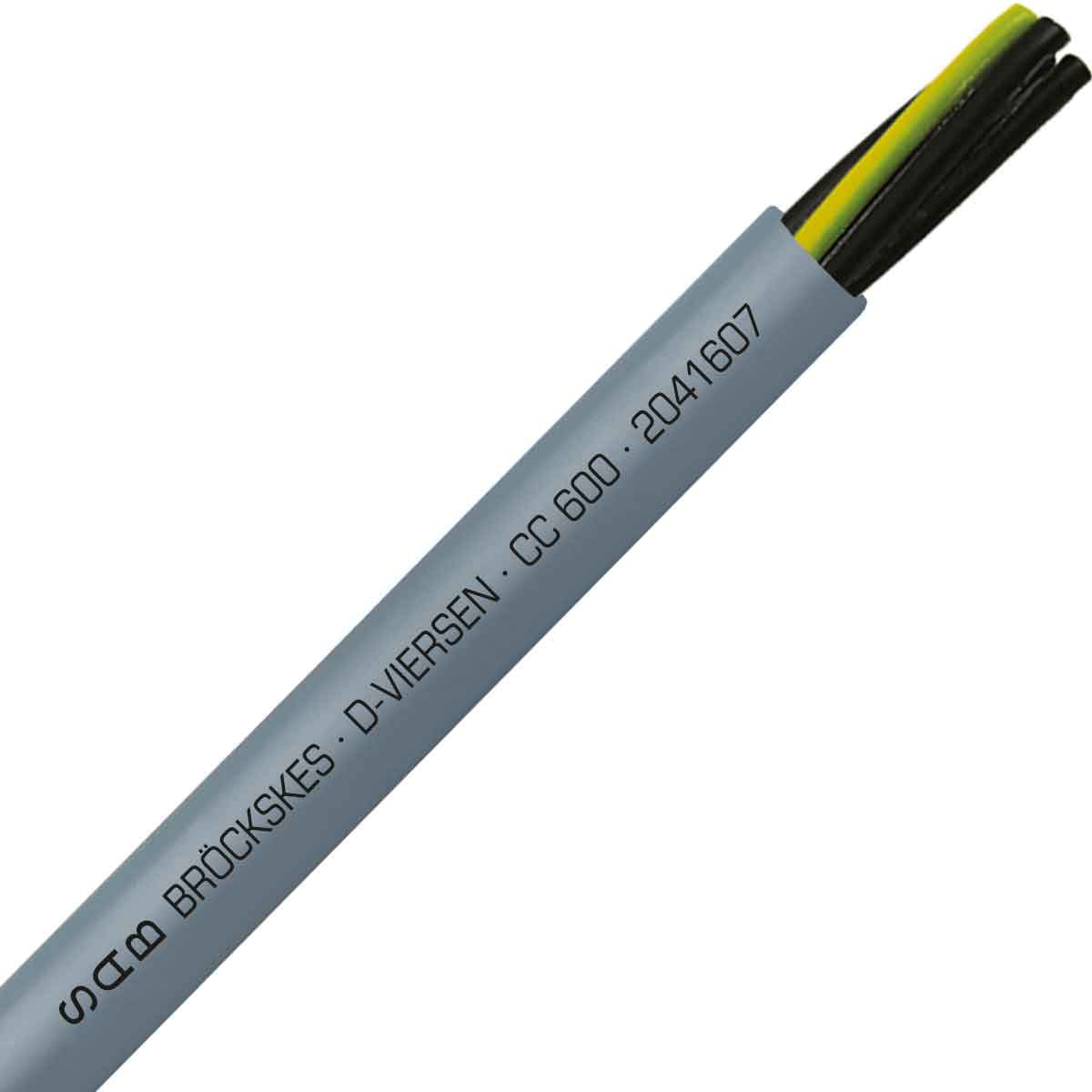 SAB 2041607 CC 600 - 16 AWG/7c, oil resistant PVC flexible control cable, 600V, UL, CSA, VDE, CE, RoHS SAB 2041607 CC 600 - 16 AWG/7c, oil resistant PVC flexible control cable, 600V, UL, CSA, VDE, CE, RoHS