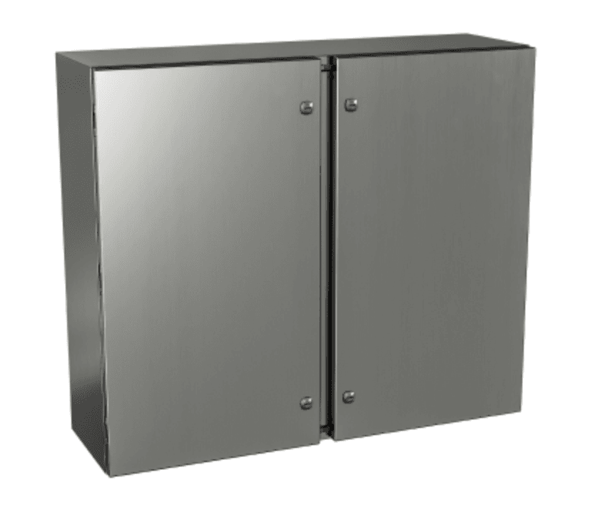 Eurobex Manufacturing 5412 ESSDD2448086NOIP 5412 ESSDD2448086NOIP EXM - Wall mounted double door SS enclosures (316SS) (NO IP) Eurobex Manufacturing 5412 ESSDD2448086NOIP 5412 ESSDD2448086NOIP EXM - Wall mounted double door SS enclosures (316SS) (NO IP)