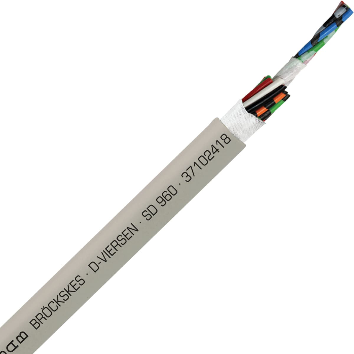 SAB 37102418 SD 960 - 24 AWG/18c, oil resistant, continuous flex PVC data and communication cable, UL, CE, RoHS SAB 37102418 SD 960 - 24 AWG/18c, oil resistant, continuous flex PVC data and communication cable, UL, CE, RoHS
