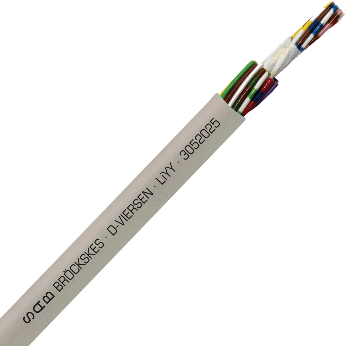 SAB 3052025 LiYY - 24 AWG/20c, multi-conductor signal and control PVC cable with DIN color code SAB 3052025 LiYY - 24 AWG/20c, multi-conductor signal and control PVC cable with DIN color code