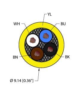 Turck RF52373,YEL,TPE,4X16,TCERDB RF52373,YEL,TPE,4X16,TCERDB Turck - RF52373,YEL,TPE,4X16,TCERDB Power Tray/Exposed Run/Direct Burial Cable, Reelfast™ Bulk Cable Turck RF52373,YEL,TPE,4X16,TCERDB RF52373,YEL,TPE,4X16,TCERDB Turck - RF52373,YEL,TPE,4X16,TCERDB Power Tray/Exposed Run/Direct Burial Cable, Reelfast™ Bulk Cable