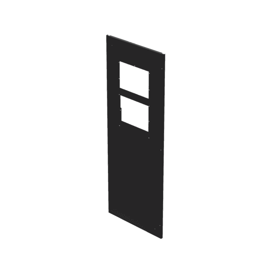 Hoffman PSS208ACB ProLine V/D and Server Cabinet, Type 12, fits 2000x800mm, Black, Steel, AC Cutout Hoffman PSS208ACB ProLine V/D and Server Cabinet, Type 12, fits 2000x800mm, Black, Steel, AC Cutout