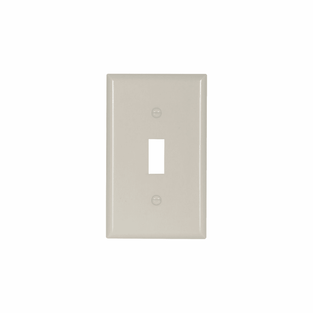 Eaton 2134LA-BOX 2134LA-BOX Eaton - Eaton Toggle wallplate, Lt. Almond, Toggle Cutout, Thermoset, Single- gang, Standard, ED Box Eaton 2134LA-BOX 2134LA-BOX Eaton - Eaton Toggle wallplate, Lt. Almond, Toggle Cutout, Thermoset, Single- gang, Standard, ED Box