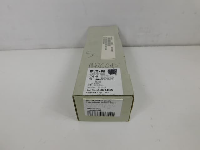 XBUT4GN Part Image. Manufactured by Eaton.