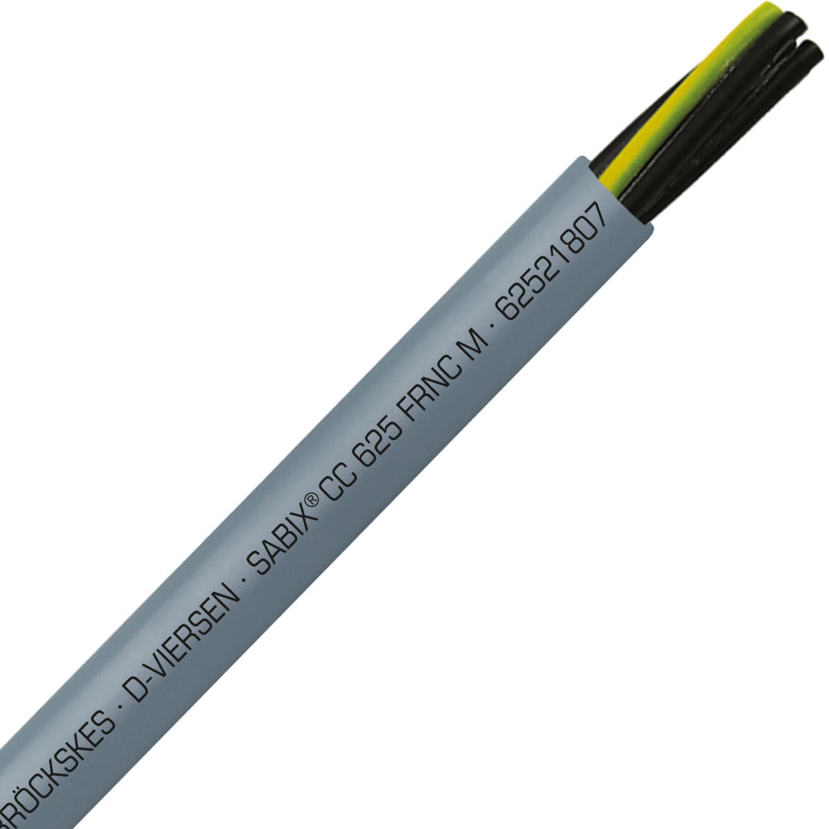 SAB 62521807 SABIX CC 625 FRNC M - 18 AWG/7c, halogen-free flame retardant flexible control cable, UL, CSA, CE, RoHS SAB 62521807 SABIX CC 625 FRNC M - 18 AWG/7c, halogen-free flame retardant flexible control cable, UL, CSA, CE, RoHS