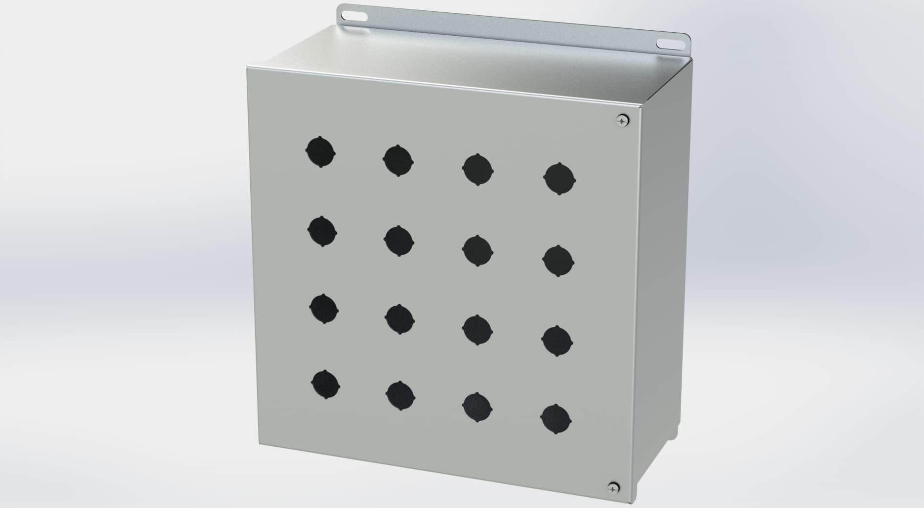 Saginaw Control SCE-16PBHSSI S.S. PB Enclosure, Height:12.13", Width:12.00", Depth:6.00", #4 brushed finish on all exterior surfaces. Optional sub-panels are powder coated white. Saginaw Control SCE-16PBHSSI S.S. PB Enclosure, Height:12.13", Width:12.00", Depth:6.00", #4 brushed finish on all exterior surfaces. Optional sub-panels are powder coated white.