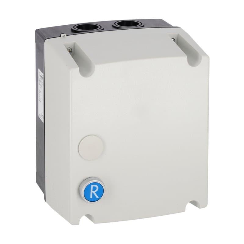 Lovato Electric M25RA M25RA Lovato - Empty non-metallic enclosure, with RESET button, for BF26A, BF32A, BF38A contactors Lovato Electric M25RA M25RA Lovato - Empty non-metallic enclosure, with RESET button, for BF26A, BF32A, BF38A contactors