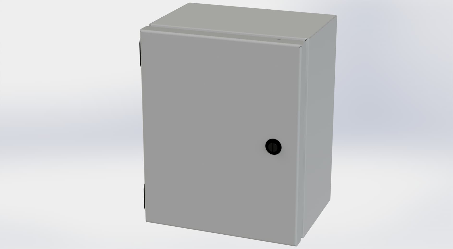 Saginaw Control SCE-10086ELJ ELJ Enclosure, Height:10.00", Width:8.00", Depth:6.00", ANSI-61 gray powder coating inside and out. Optional sub-panels are powder coated white. Saginaw Control SCE-10086ELJ ELJ Enclosure, Height:10.00", Width:8.00", Depth:6.00", ANSI-61 gray powder coating inside and out. Optional sub-panels are powder coated white.