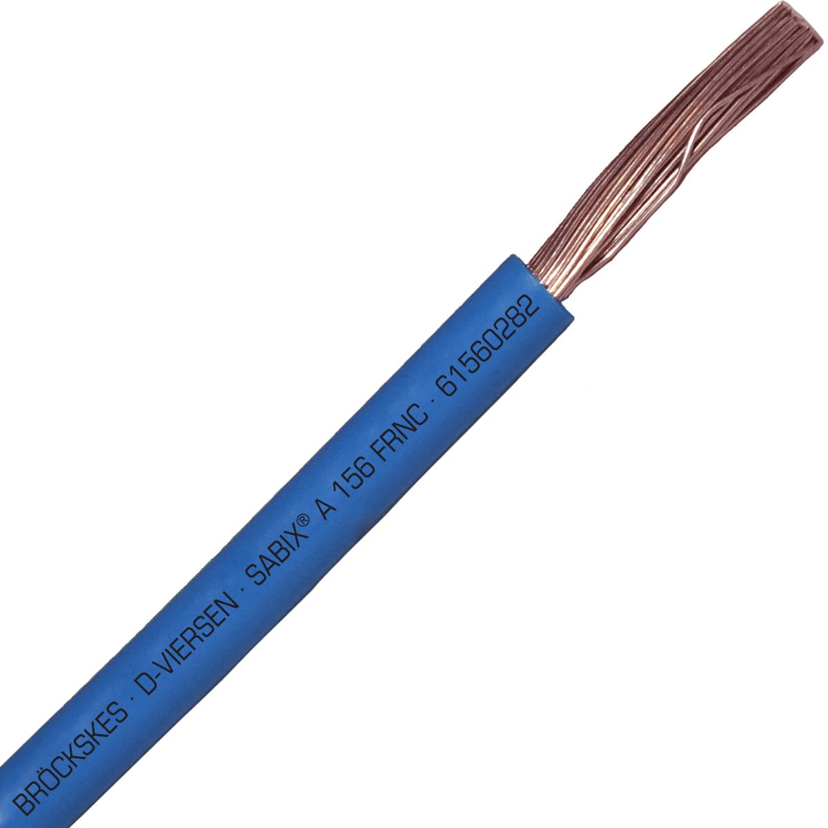 SAB 61560282 SABIX A 156 FRNC - 16 AWG/1c, flame retardant halogen-free 750V blue hook-up wire, CE, RoHS SAB 61560282 SABIX A 156 FRNC - 16 AWG/1c, flame retardant halogen-free 750V blue hook-up wire, CE, RoHS
