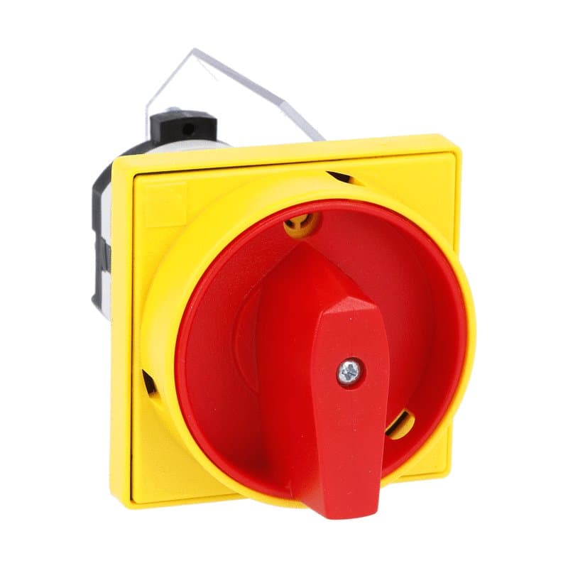 Lovato Electric 7GN2591U25 7GN2591U25 Lovato - Rotary cam switch 7GN series, ON-OFF switch 2 poles 25A, for front mounting with red/yellow handle padlockable in 0 and protection covers, front plate 65X65mm Lovato Electric 7GN2591U25 7GN2591U25 Lovato - Rotary cam switch 7GN series, ON-OFF switch 2 poles 25A, for front mounting with red/yellow handle padlockable in 0 and protection covers, front plate 65X65mm