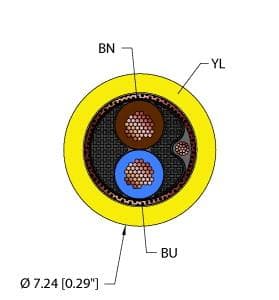 Turck YEL,TPE,2X18,S-FDB,ITC,FL YEL,TPE,2X18,S-FDB,ITC,FL Turck - YEL,TPE,2X18,S-FDB,ITC,FL Instrumentation Tray Cable, Reelfast™ Bulk Cable Turck YEL,TPE,2X18,S-FDB,ITC,FL YEL,TPE,2X18,S-FDB,ITC,FL Turck - YEL,TPE,2X18,S-FDB,ITC,FL Instrumentation Tray Cable, Reelfast™ Bulk Cable