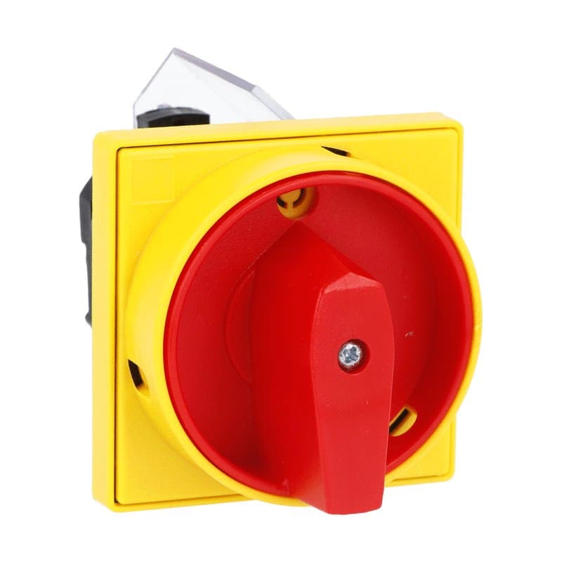 Lovato Electric 7GN2091U25 7GN2091U25 Lovato - Rotary cam switch 7GN series, ON-OFF switch 2 poles 20A, for front mounting with red/yellow handle padlockable in 0 and protection covers, front plate 65X65mm Lovato Electric 7GN2091U25 7GN2091U25 Lovato - Rotary cam switch 7GN series, ON-OFF switch 2 poles 20A, for front mounting with red/yellow handle padlockable in 0 and protection covers, front plate 65X65mm