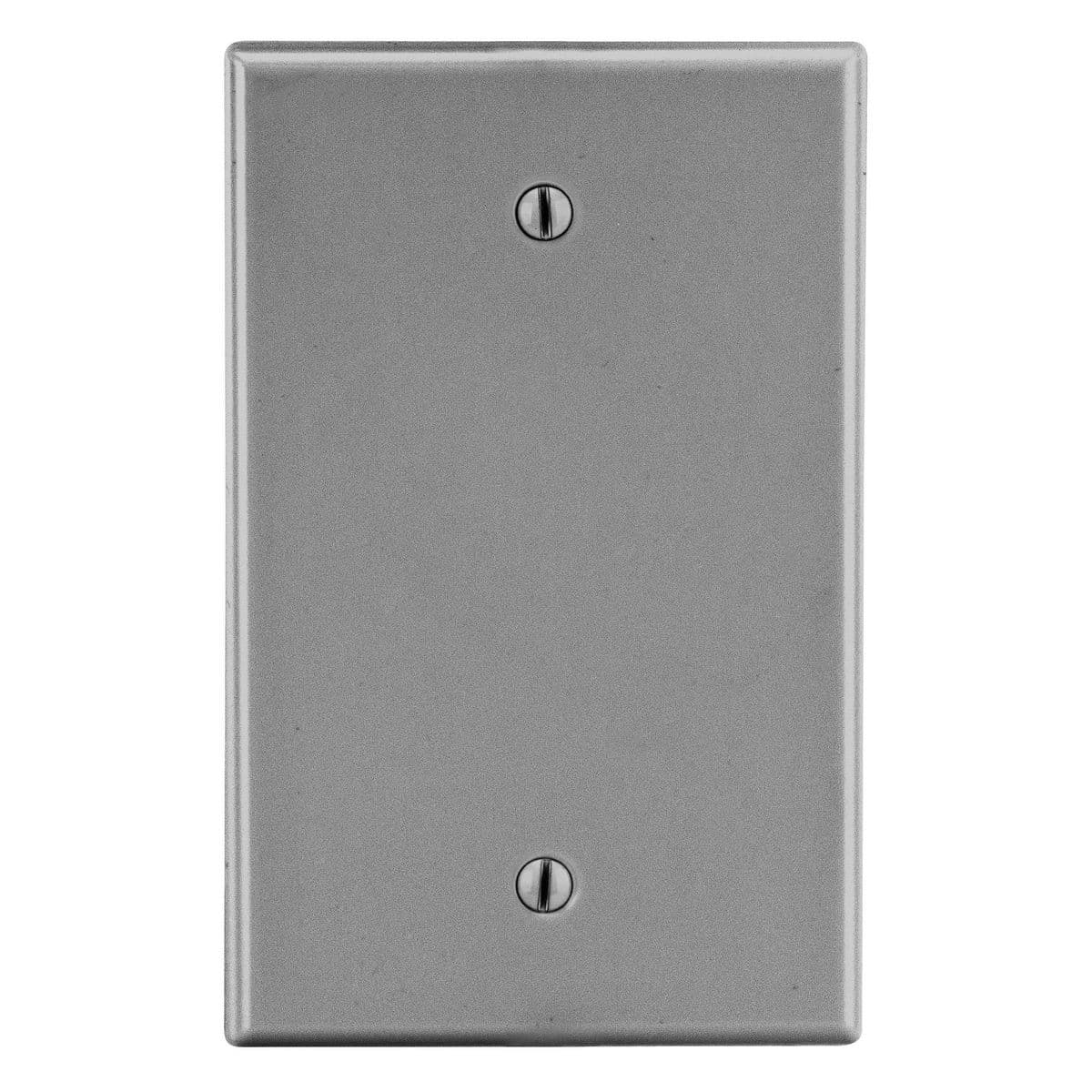 Hubbell PJ13GY Wallplate, Mid-Size 1-Gang, Box Mount Blank, Gray ; High-impact, self-extinguishing polycarbonate material ; More Rigid ; Sharp lines and less dimpling ; Smooth satin finish ; Blends into wall with an optimum finish ; Smooth Satin Finish Hubbell PJ13GY Wallplate, Mid-Size 1-Gang, Box Mount Blank, Gray ; High-impact, self-extinguishing polycarbonate material ; More Rigid ; Sharp lines and less dimpling ; Smooth satin finish ; Blends into wall with an optimum finish ; Smooth Satin Finish