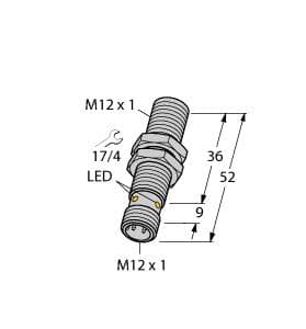 BI2-M12-AP6X-H1141 Part Image. Manufactured by Turck.