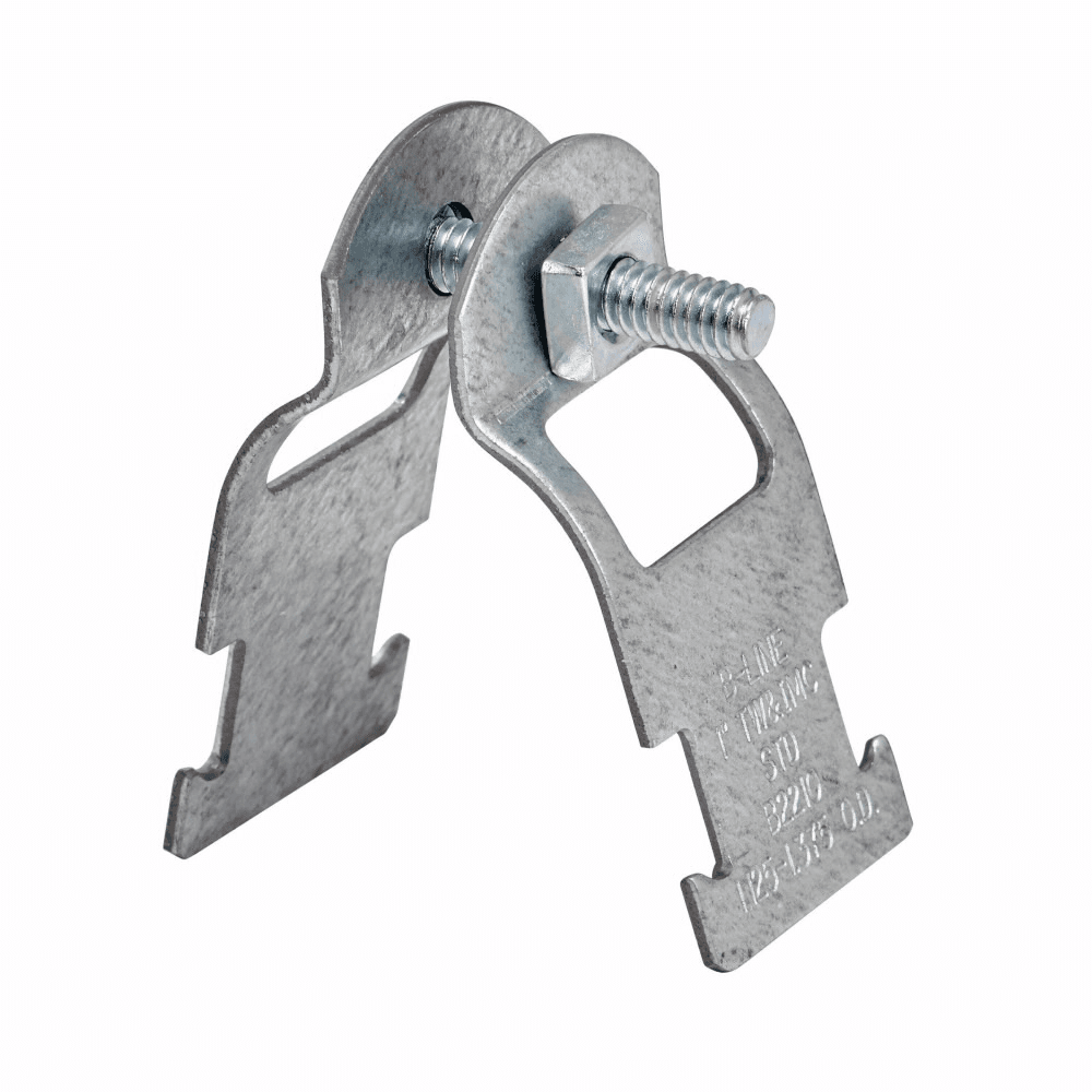 B-Line B2212ZN B2212ZN B-Line - Eaton B-Line series strut pipe clamps and accessories, .0966" height, 3.375" length, 1.25" width, 600 lbs, Steel, Include combination recess hex head machine screw, Pipe clamp for thinwall (EMT), Electro-plated zinc B-Line B2212ZN B2212ZN B-Line - Eaton B-Line series strut pipe clamps and accessories, .0966" height, 3.375" length, 1.25" width, 600 lbs, Steel, Include combination recess hex head machine screw, Pipe clamp for thinwall (EMT), Electro-plated zinc