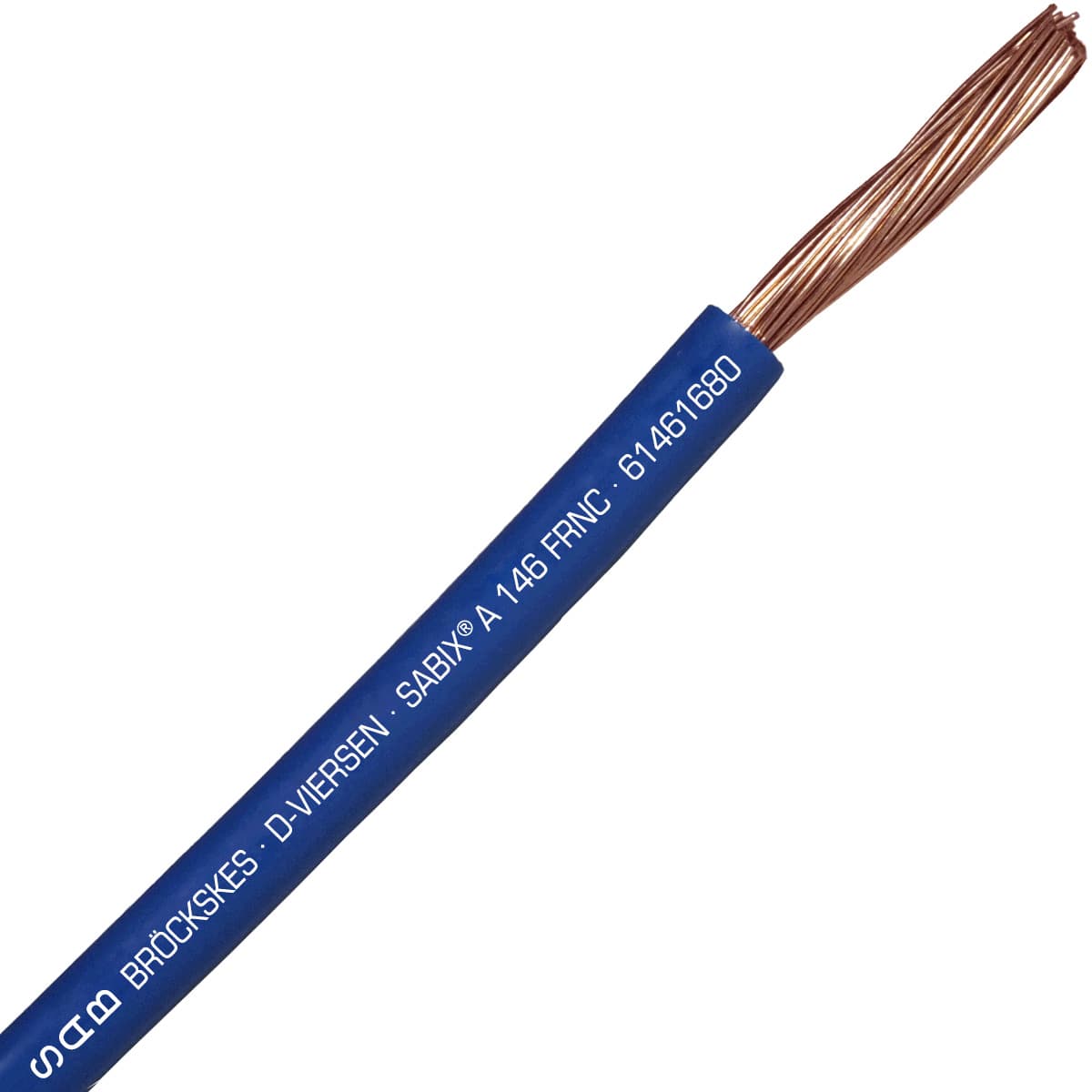 SAB 61461680 SABIX A 146 FRNC - 16 AWG/1c, flame retardant halogen-free 500V gentian blue hook-up wire, CE, RoHS SAB 61461680 SABIX A 146 FRNC - 16 AWG/1c, flame retardant halogen-free 500V gentian blue hook-up wire, CE, RoHS