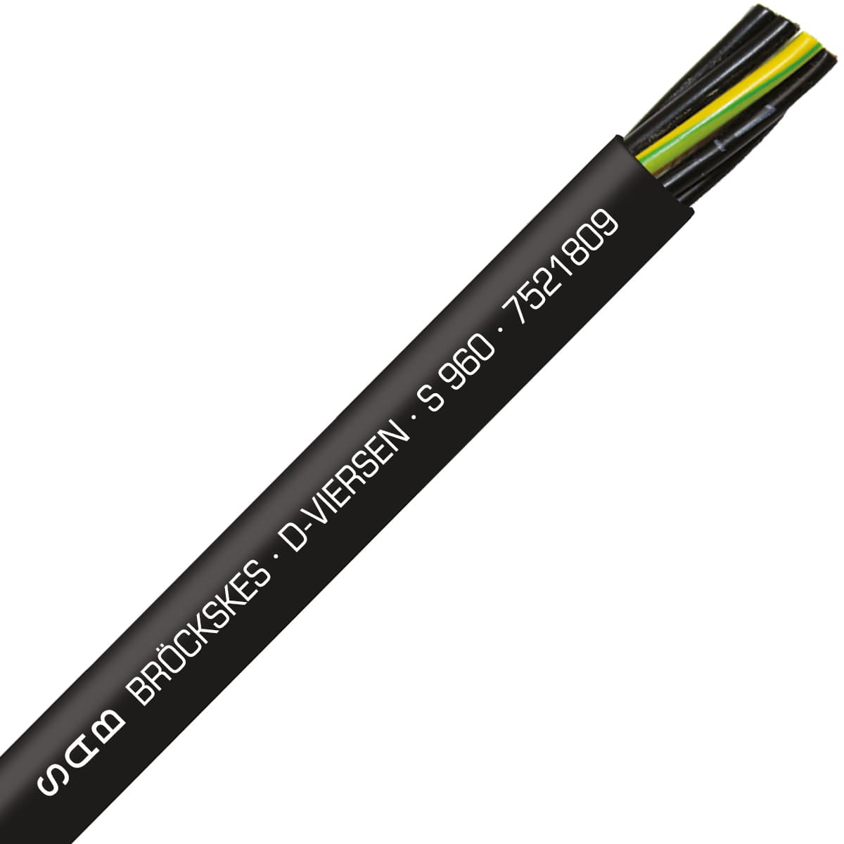 SAB 7521809 S 960 - 18 AWG/9c, oil resistant, continuous flex PVC control cable, UL, CSA, CE, RoHS SAB 7521809 S 960 - 18 AWG/9c, oil resistant, continuous flex PVC control cable, UL, CSA, CE, RoHS
