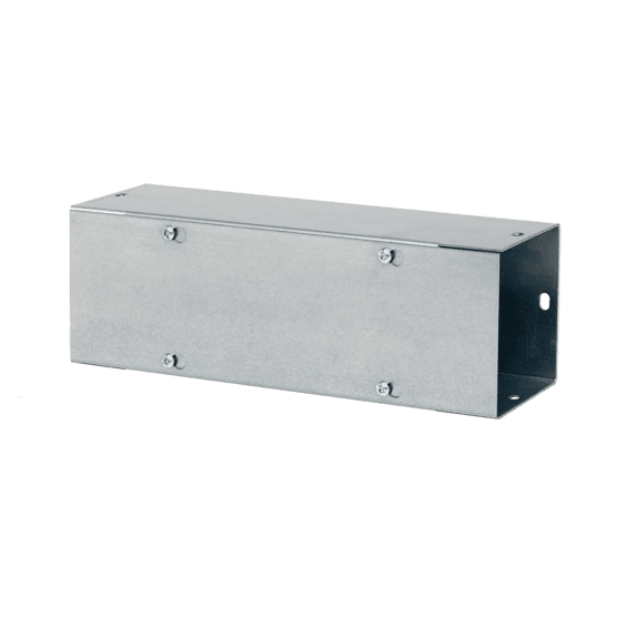 Hoffman F66T124GVWK Lay-In Type 1 Galvanized Wireway Straight Section, 6.00x6.00x24.00, Steel, With KOs Hoffman F66T124GVWK Lay-In Type 1 Galvanized Wireway Straight Section, 6.00x6.00x24.00, Steel, With KOs
