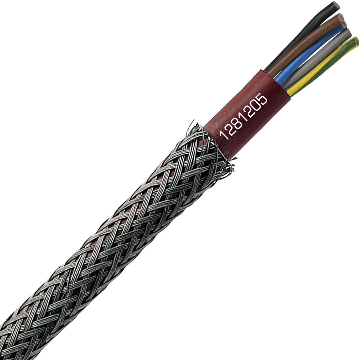 SAB 1281205 SC 600 HDTRS - 12 AWG/5c, high temperature steel wire shield silicone cable, UL CSA, CE, RoHS SAB 1281205 SC 600 HDTRS - 12 AWG/5c, high temperature steel wire shield silicone cable, UL CSA, CE, RoHS