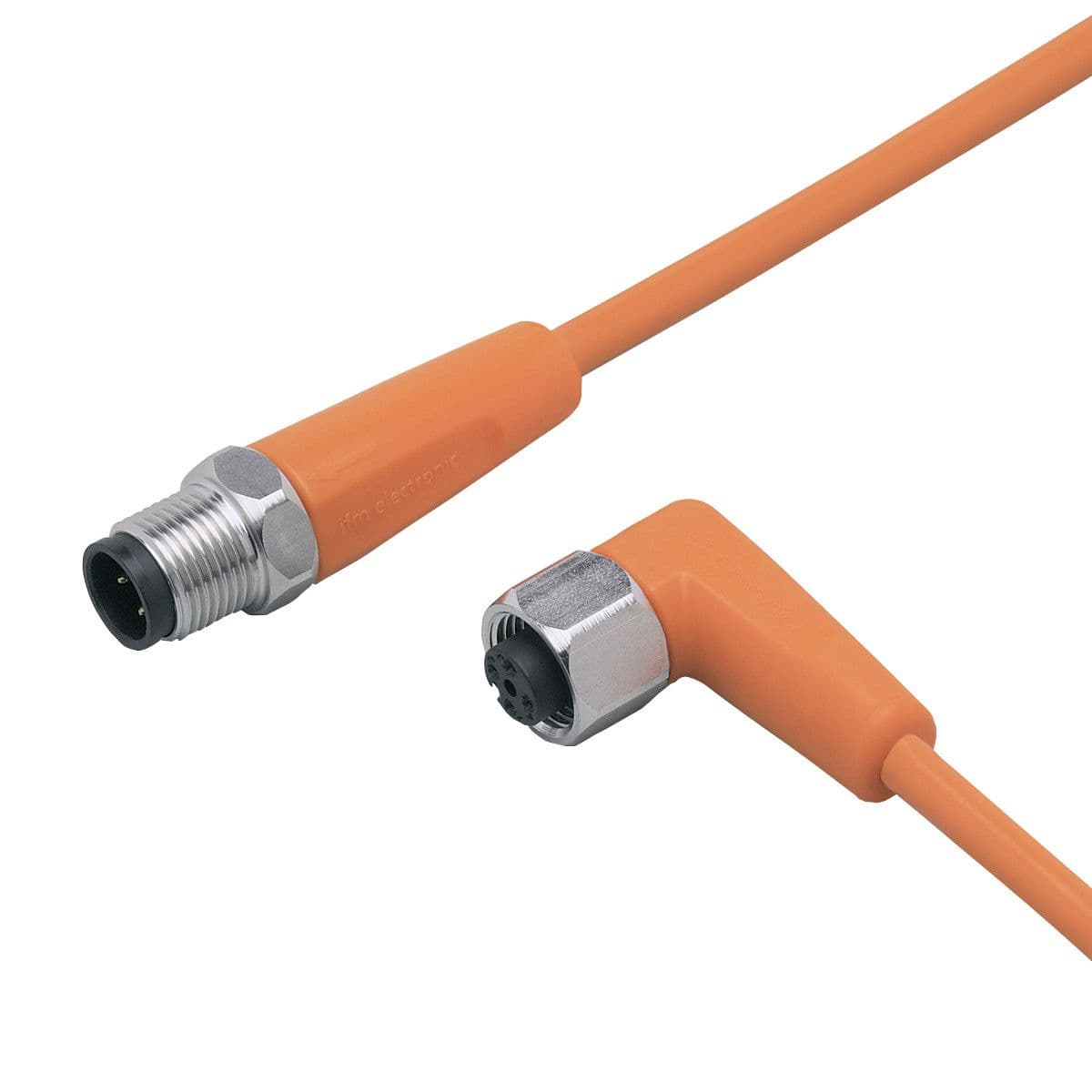 ifm Electronic EVT120 Connection cable, For use in sanitary and wet areas in the food industry, System: Free from silicone; gold-plated contacts; Drag chain suitability, Application: sanitary and wet areas in the food industry, Free from silicone: yes ifm Electronic EVT120 Connection cable, For use in sanitary and wet areas in the food industry, System: Free from silicone; gold-plated contacts; Drag chain suitability, Application: sanitary and wet areas in the food industry, Free from silicone: yes