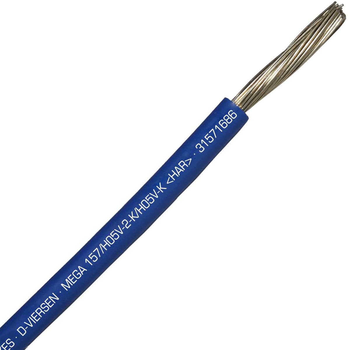 SAB 31571686 MEGA 157/H05V2-K/H05V-K (HAR/UL/CSA/CE) - 12 AWG hook-up wire, Dark Blue SAB 31571686 MEGA 157/H05V2-K/H05V-K (HAR/UL/CSA/CE) - 12 AWG hook-up wire, Dark Blue