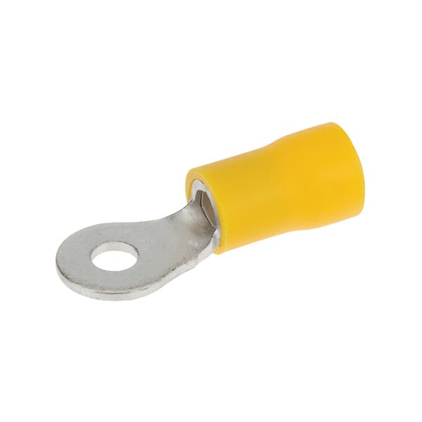 NSI Industries R12-6V R12-6V NSI - 12-10 Awg Vinyl Insulated Ring #6 Stud, 50 Per Pack NSI Industries R12-6V R12-6V NSI - 12-10 Awg Vinyl Insulated Ring #6 Stud, 50 Per Pack
