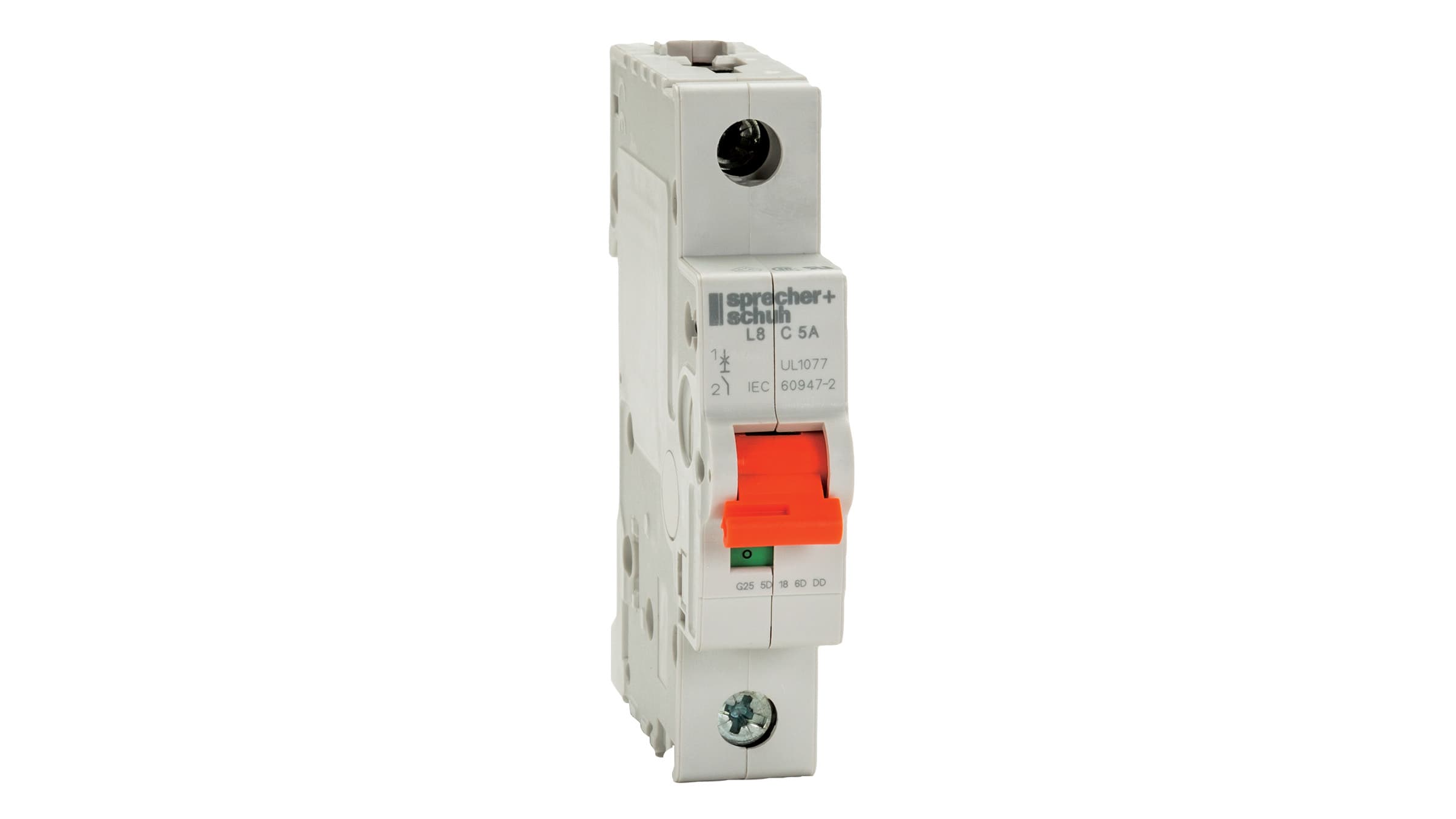 Sprecher + Schuh L8-0.5/1/B Sprecher + Schuh L8-0.5/1/B - Supplementary Protectors, CURVE-B, 0.5A, 1-POLE, UL1077/ NFPA79/ CSA/ CE Sprecher + Schuh L8-0.5/1/B Sprecher + Schuh L8-0.5/1/B - Supplementary Protectors, CURVE-B, 0.5A, 1-POLE, UL1077/ NFPA79/ CSA/ CE