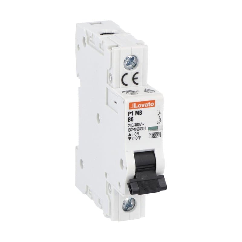 Lovato Electric P1MB1PB13 P1MB1PB13 Lovato - Miniature circuit breaker, 1P - 10kA. 1 module, characteristic B, 13A Lovato Electric P1MB1PB13 P1MB1PB13 Lovato - Miniature circuit breaker, 1P - 10kA. 1 module, characteristic B, 13A