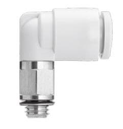 SMC KQ2L06-M5A SMC One-Touch Fitting, Male elbow, 6mm Tube (OD) x M5 x 0.8 Thread SMC KQ2L06-M5A SMC One-Touch Fitting, Male elbow, 6mm Tube (OD) x M5 x 0.8 Thread