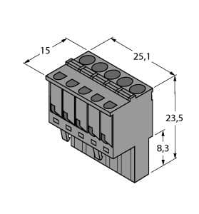 Turck IM-CC-5X2BU/2BK IM-CC-5X2BU/2BK Turck - IM-CC-5X2BU/2BK Accessories, Removable Spring-Type Terminals Turck IM-CC-5X2BU/2BK IM-CC-5X2BU/2BK Turck - IM-CC-5X2BU/2BK Accessories, Removable Spring-Type Terminals