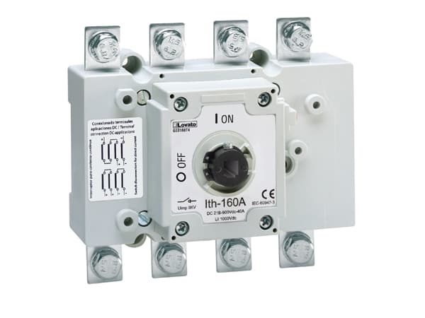 Lovato Electric GE0630DT4 GE0630DT4 Lovato - Four-pole switch disconnectors, for photovoltaic applications, direct operating and door-coupling version, 630A Lovato Electric GE0630DT4 GE0630DT4 Lovato - Four-pole switch disconnectors, for photovoltaic applications, direct operating and door-coupling version, 630A