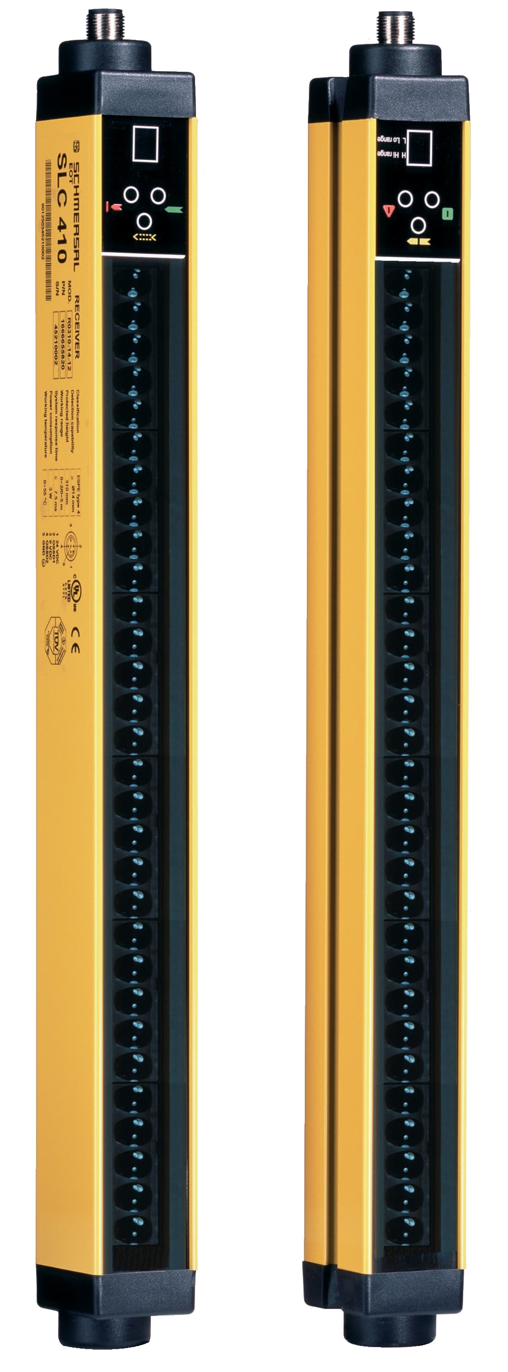 Schmersal SLG 410-E/R0500-02-RF Safety light grids and curtains (Archive); Safety light grids (archive); Control Category 4; NOTICE: Not available! (Replacement: SLG 420) Schmersal SLG 410-E/R0500-02-RF Safety light grids and curtains (Archive); Safety light grids (archive); Control Category 4; NOTICE: Not available! (Replacement: SLG 420)