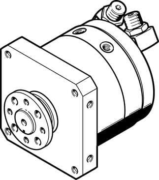 Festo 1145093 semi-rotary drive DSM-T-16-270-P-FW-A-B Size: 16, Cushioning angle: 1,4 deg, Rotation angle adjustment range: 0 - 270 deg, Swivel angle: 0 - 270 deg, Cushioning: P: Flexible cushioning rings/plates at both ends Festo 1145093 semi-rotary drive DSM-T-16-270-P-FW-A-B Size: 16, Cushioning angle: 1,4 deg, Rotation angle adjustment range: 0 - 270 deg, Swivel angle: 0 - 270 deg, Cushioning: P: Flexible cushioning rings/plates at both ends