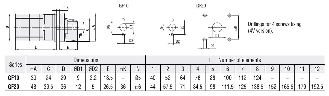 Lovato Electric GF2067U GF2067U Lovato - Rotary cam switch GF series, voltmeter switch for phase-phase voltages 20A, for front mounting with black handle, front plate 48X48mm Lovato Electric GF2067U GF2067U Lovato - Rotary cam switch GF series, voltmeter switch for phase-phase voltages 20A, for front mounting with black handle, front plate 48X48mm