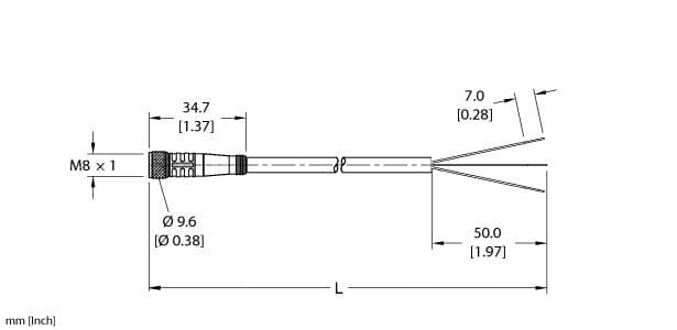 PKG 3M-5 Part Image. Manufactured by Turck.
