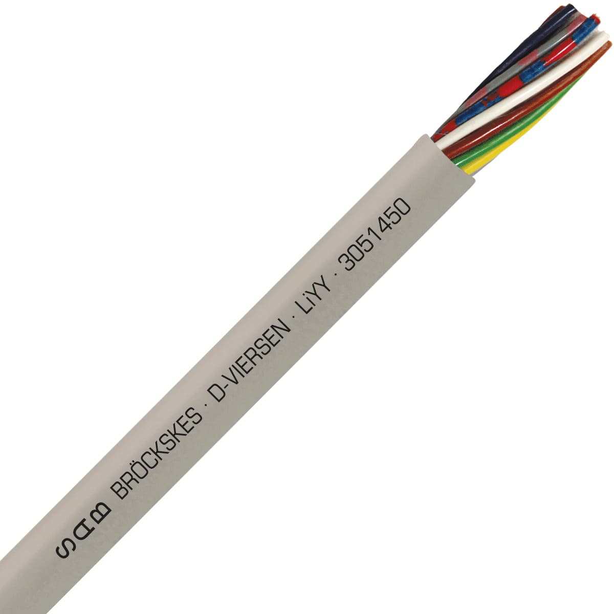 SAB 3051450 LiYY - 20 AWG/14c, multi-conductor signal and control PVC cable with DIN color code SAB 3051450 LiYY - 20 AWG/14c, multi-conductor signal and control PVC cable with DIN color code