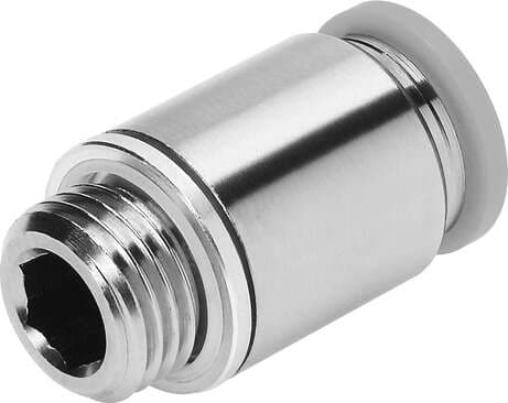 Festo 183747 push-in fitting QS-1/2-3/8-I-U-M male thread with internal hexagon socket. Size: Standard, Nominal size: 0,287 ", Type of seal on screw-in stud: coating, Assembly position: Any, Container size: 1 Festo 183747 push-in fitting QS-1/2-3/8-I-U-M male thread with internal hexagon socket. Size: Standard, Nominal size: 0,287 ", Type of seal on screw-in stud: coating, Assembly position: Any, Container size: 1