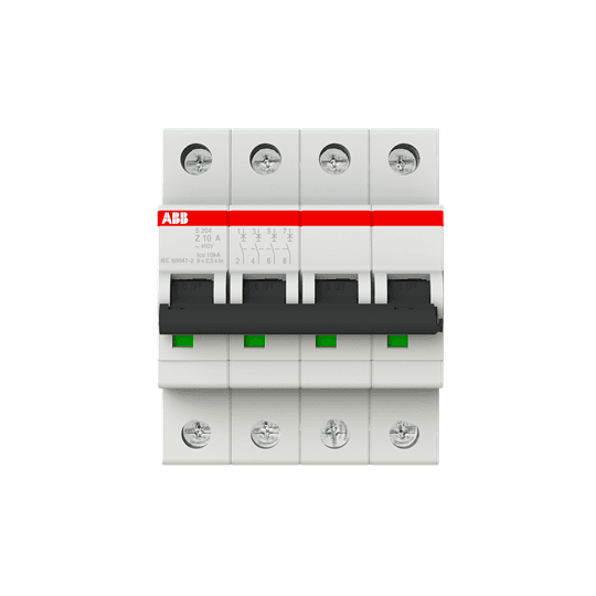 ABB Control 2CDS254001R0428 2CDS254001R0428 ABB Control - S204-Z10 Miniature Circuit Breaker - 4P - Z - 10 A ABB Control 2CDS254001R0428 2CDS254001R0428 ABB Control - S204-Z10 Miniature Circuit Breaker - 4P - Z - 10 A
