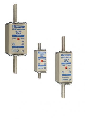 Mersen D223678 NH fuse-link gG, 400VAC, size 000, 16A double indicator/live tags Mersen D223678 NH fuse-link gG, 400VAC, size 000, 16A double indicator/live tags