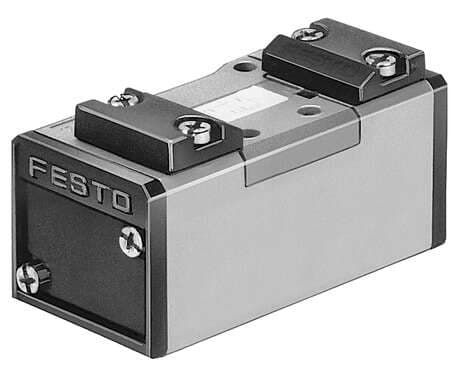 Festo 151007 pneumatic valve J-5/2-D-1-C 5/2-way valve, bistable, pneumatically operated Valve function: 5/2 bistable, Type of actuation: pneumatic, Width: 42 mm, Standard nominal flow rate: 1200 l/min, Operating pressure: -0,9 - 16 bar Festo 151007 pneumatic valve J-5/2-D-1-C 5/2-way valve, bistable, pneumatically operated Valve function: 5/2 bistable, Type of actuation: pneumatic, Width: 42 mm, Standard nominal flow rate: 1200 l/min, Operating pressure: -0,9 - 16 bar