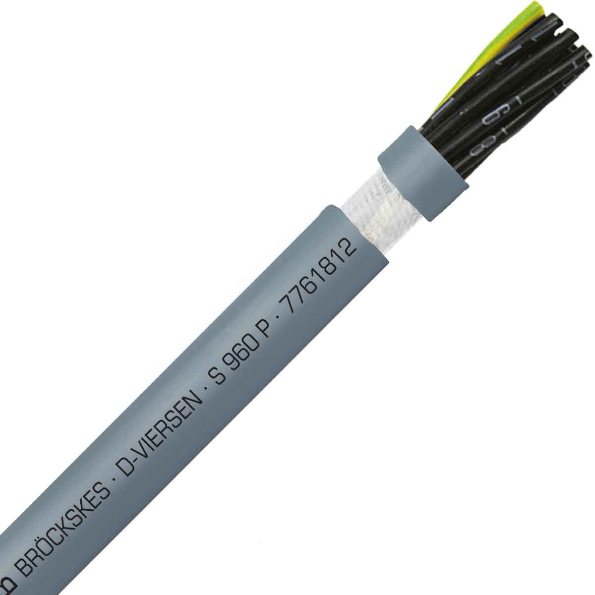 SAB 7761812 S 960 P - 18 AWG/12c, tear & oil resistant continuous flex PUR control cable, UL, CSA, CE, RoHS SAB 7761812 S 960 P - 18 AWG/12c, tear & oil resistant continuous flex PUR control cable, UL, CSA, CE, RoHS