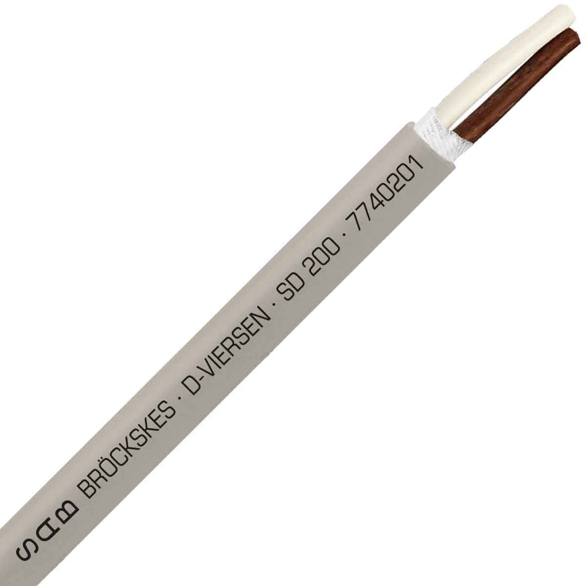 SAB 7740201 SD 200 - 26 AWG/2c, halogen free continuous flex oil resistant data & control cable, CE, RoHS SAB 7740201 SD 200 - 26 AWG/2c, halogen free continuous flex oil resistant data & control cable, CE, RoHS