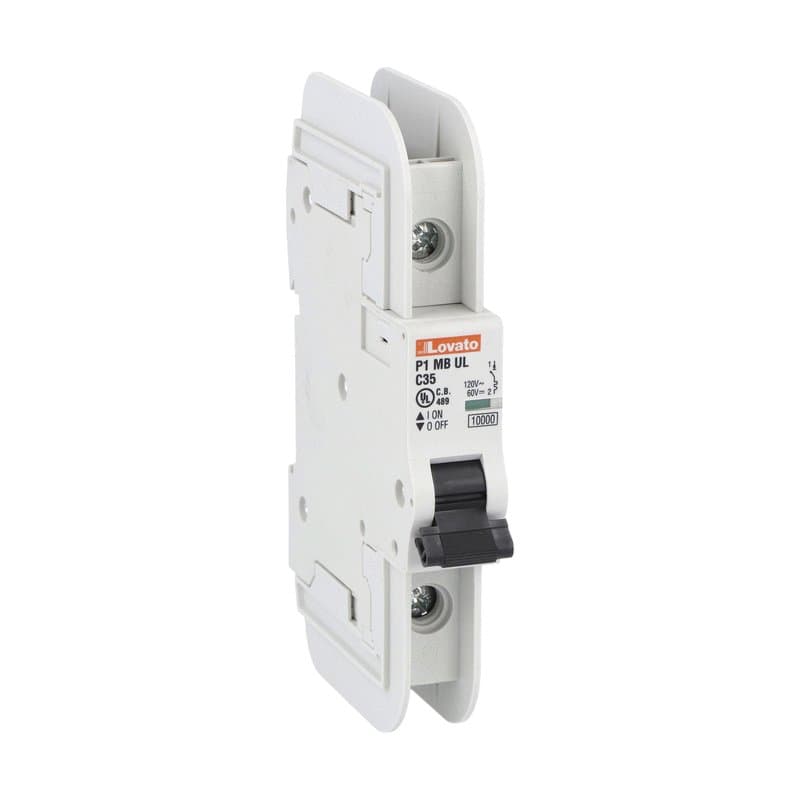 Lovato Electric P1MBUL1PC63 P1MBUL1PC63 Lovato - Miniature circuit breaker, 1P - 10kA. 1 module, characteristic C, 63A Lovato Electric P1MBUL1PC63 P1MBUL1PC63 Lovato - Miniature circuit breaker, 1P - 10kA. 1 module, characteristic C, 63A