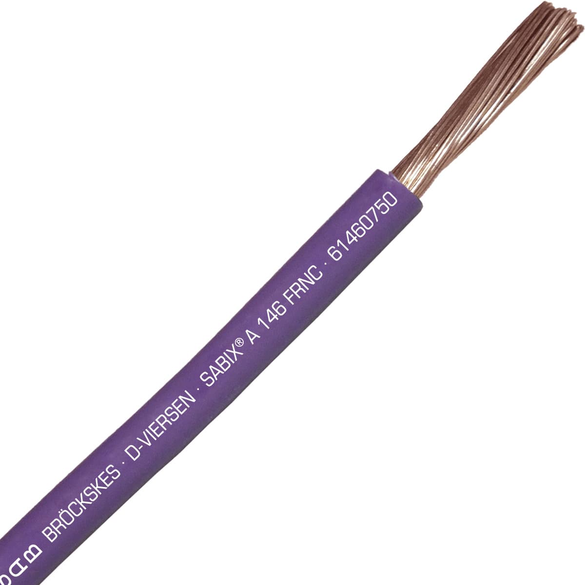 SAB 61460750 SABIX A 146 FRNC - 20 AWG/1c, flame retardant halogen-free 500V violet hook-up wire, CE, RoHS SAB 61460750 SABIX A 146 FRNC - 20 AWG/1c, flame retardant halogen-free 500V violet hook-up wire, CE, RoHS