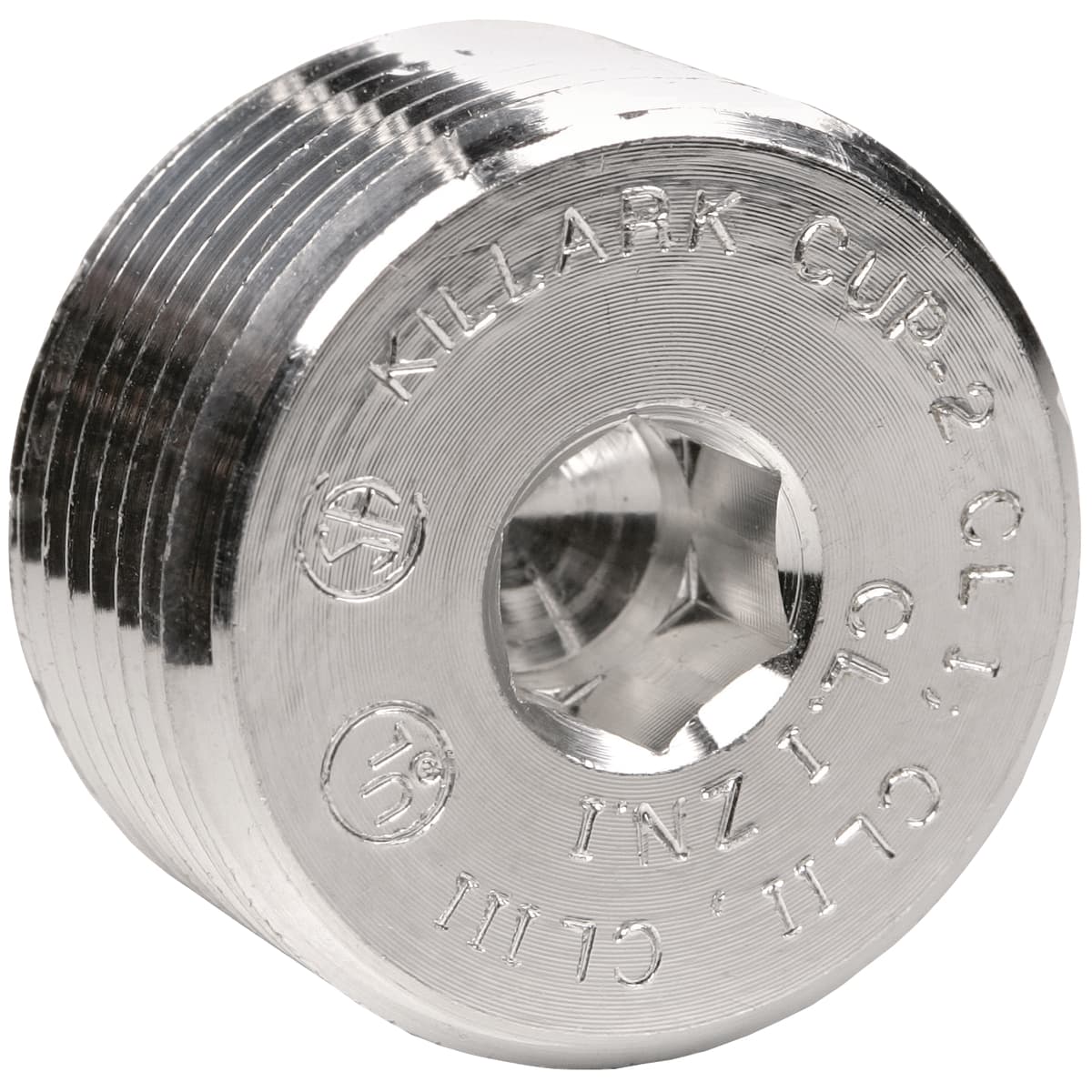 Hubbell PLUG2 3/4" Steel, (Zinc Plated) Threaded Insert Plug ; Threaded hubs (NPT) ; To close up a tapped hole or hub ; Threaded hubs (NPT). Hubbell PLUG2 3/4" Steel, (Zinc Plated) Threaded Insert Plug ; Threaded hubs (NPT) ; To close up a tapped hole or hub ; Threaded hubs (NPT).