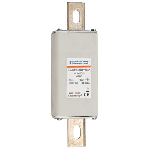 Mersen W1068645 NH-fuse-links gBAT 1500VDC direct mounting 2 160A Mersen W1068645 NH-fuse-links gBAT 1500VDC direct mounting 2 160A