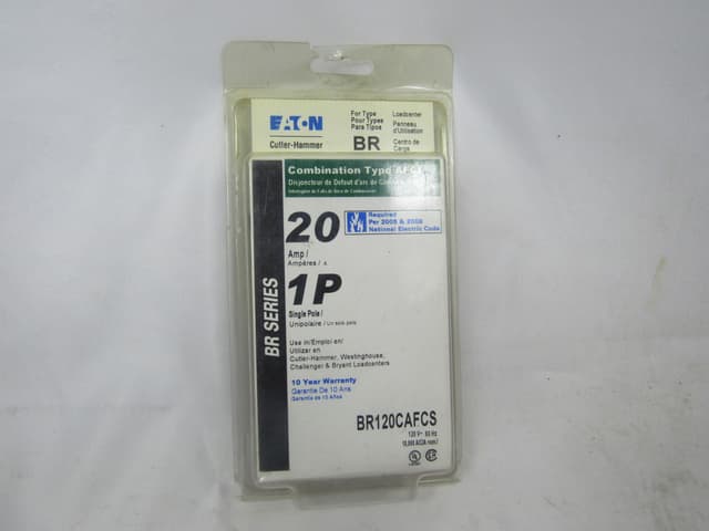 BR120CAFCS Part Image. Manufactured by Eaton.